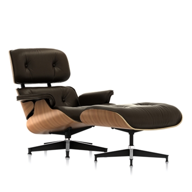 Eames Lounge Chair And Ottoman, Eames Lounge Chair Standard Vs Tall